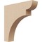 Ekena Millwork 2"W x 10"D x 10"H Thin Yorktown Rough Cedar Woodgrain TimberThane Corbel, Primed Tan CORUR02X10X10YORRCPR - alternate 1